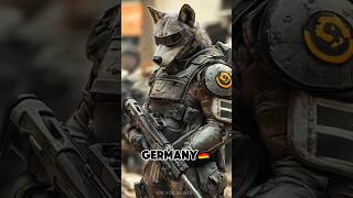 COUNTRIES AS SOLDIERS 💀 shortsfeed animalfusion fusion youtubepersonality hybrids [upl. by Merp]