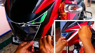 Apache Rtr 2022 Headlight New design Modified [upl. by Aicilev]