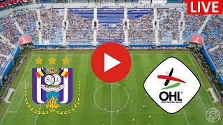 LIVE🔴 Anderlecht vs OudHeverlee Leuven  Belgium Pro League live score and odds en direct [upl. by Ahtibbat]