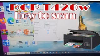 Brother Printer DCPT420W and DCPL2540DW Easy way to scan documents [upl. by Ollehto78]