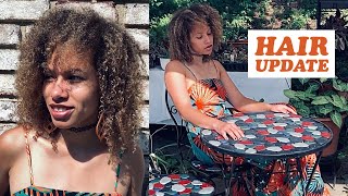 Fresh Summer Colour • Coily Natural Hair [upl. by Bonneau]