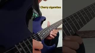 cherry cigarettes guitar cover guitarcover viralshorts viraltiktok [upl. by Ainekahs]