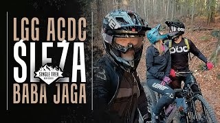 Ślęża  LGG Baba Jaga i ACDC  Sulistrowice Sudety  Trasy Enduro MTB DH [upl. by Licht]