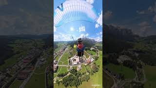 Corvara Dolomiti Paragliding Spirit 16 paragliding skywalk miniwing dolomiti [upl. by Adnouqal501]