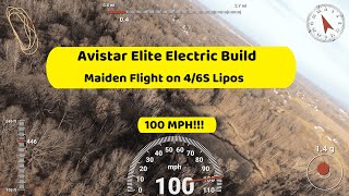 Avistar Elite Electric 100MPH maiden flight [upl. by Bay]