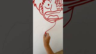 CÓMO PINTAR HABITACIÓN ONE PIECE shorts onepiece dabber graff graffiti mural monkeydluffy [upl. by Durkin873]