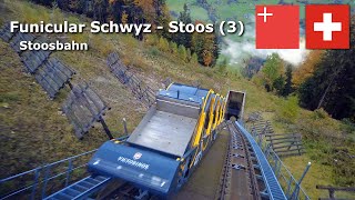 Funicular Schwyz  Stoos 3 October 2024 4K switzerland funicular stoos [upl. by Asirrak881]