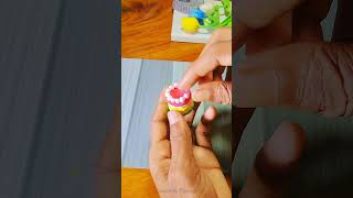 সুপার প্লে দিয়ে কেক বানানো easy to make cake with super clay drawing art shorts [upl. by Kubetz]