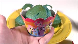 DIY MLP Cupcakes Baking FUN with Rainbow Dash Pinkie Pie Pretty Icing Blue Cake Mix Surprises [upl. by Aire541]