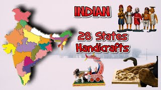 Indian 28 States Official Handicrafts  Indias Statewise Famous Handicrafts Official Video [upl. by Latty438]