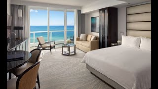 Fontainbleau Miami Beach  Sorrento Oceanview Jr Suite w King Bed [upl. by Grenville443]