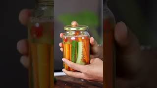 How To Make Quick Pickled Vegetables shorts [upl. by Notsua]