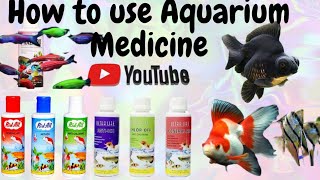 How to use Medicines  Fish ko Marne mat dena  ridall medicine aquarium fish fishhobby [upl. by Ehrlich]