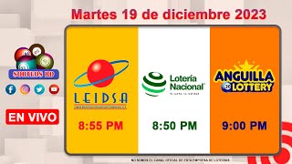 Lotería Nacional LEIDSA y Anguilla Lottery en Vivo 📺│Martes 19 de diciembre 2023  855 PM [upl. by Ase]