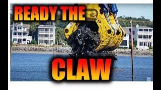 The Claw is made ready for work at the Baltimore Bridge Collapse Site [upl. by Leumas]