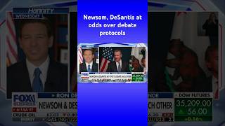 Newsom spokesperson calls DeSantis inept insecure over debate proposal shorts [upl. by Publia]