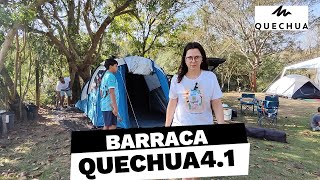 MONTANDO NOSSA BARRACA QUECHUA ARPENAZ 41 FRESH amp BLACK [upl. by Aylsworth]