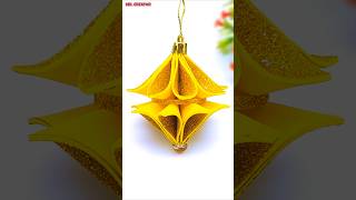 Hanging Christmas Tree Ornaments howtomakepaperchristmastree crafts christmas [upl. by Ayaros583]