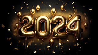 Happy 2024 New Year TV Art  Samsung Frame TV Art  TV Wallpaper  New Years Celebration Party [upl. by Enomaj]