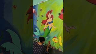 Wall Painting in School shorts youtubeshorts wallpainting walldecor art drawing ytshorts yt [upl. by Peck]