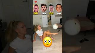 Lehmann vs Messi vs Lewandowski vs Ronaldo  Juggling challenge [upl. by Aivul]