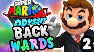 Super Mario Odyssey BACKWARDS Part 2 [upl. by Sylirama]