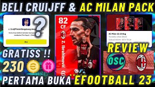 GW BELI JCRUIJJF amp AC MILAN PREMIUM PACK PERTAMA KALI BUKA EFOOTBALL 2023 MOBILE REVIEW APA YG BARU [upl. by Nicolas]