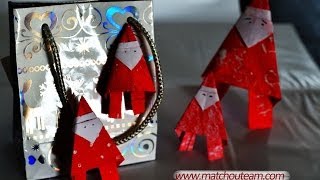 Père Noël origami [upl. by Nohsav]