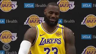 LeBron James on Bronny JJ Redick Paris Olympics Role With Lakers Dikembe Mutombo Passing [upl. by Adnar832]