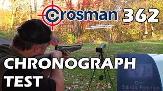 Crosman 362 Chronograph Test [upl. by Aliuqa]