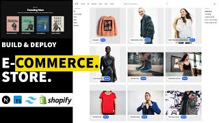 Building Nextjs Ecommerce Store with TypeScript Tailwindcss headlessui and Shopify CMS [upl. by Holtorf570]