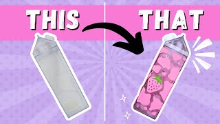 Customizing a Milk Carton Water Bottle [upl. by Luo]