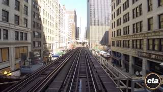 CTA Ride the Rails Brown Line in Real Time [upl. by Garrick]