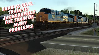 Run8 v3 CSX Coal Train To Jacksonville The Train Of Many Problems [upl. by Ojoj657]