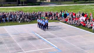 336 Red Wolves Drill Team OOOOH KILLEM  Drill Down 11APR2014 [upl. by Silverstein]