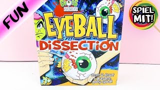 EYEBALL DISSECTION  Ekliges Auge selber machen und sezieren Experimentierkasten für Zuhause [upl. by Caye]