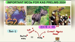 MOST IMPORTANT 100 CURRENT AFFAIRS QUESTIONS FOR KAS PRELIMS 2024  DO NOT MISS THIS VIDEO kas [upl. by Nodnarb]