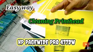 Repair HP Pagewide Pro MFP 477dw Block Ink Yellow [upl. by Nnyltak]