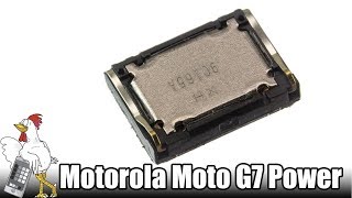 Guía del Motorola Moto G7 Power Cambiar altavoz auricular [upl. by Bonnette]