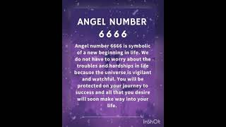 Angel Number  6666  meaning [upl. by Enoid]