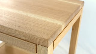 Building a White Oak Side Table [upl. by Nutsud374]