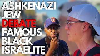 ASHKENAZI JEW DEBATES FAMOUS BLACK ISRAELITE [upl. by Anos848]