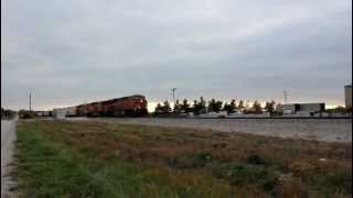 NB TRAIN SPRING HILL KS 101912 550pm [upl. by Eelram]