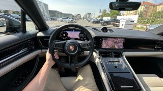 New Porsche Panamera 2025 Test Drive POV [upl. by Ilenay]