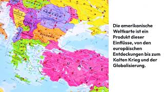 Amerikanische Weltkarte  Karte aus der amerikanischen Sicht Kritik und Geschichte 🌍 [upl. by Pas]