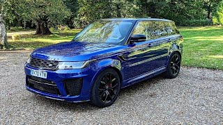 Range Rover Sport SVR review  offensive or awesome Walkaround drive along performance and price [upl. by Teyut]