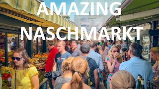 Vienna Naschmarkt Walking Tour most POPULAR Market in Vienna 2024  4K HDR [upl. by Greeley]