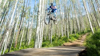 55ft Jump Aspen Snowmass bike park [upl. by Andaira398]