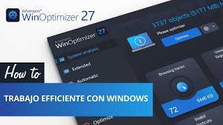 Ashampoo WinOptimizer 27  Trabajo eficiente con Windows [upl. by Ddene]