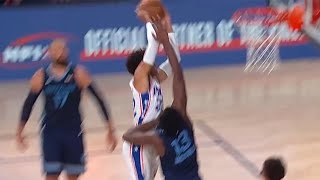 Matisse Thybulle powerful dunk on Jaren Jackson Jr  Sixers vs Grizzlies  Scrimmage [upl. by Maurie960]